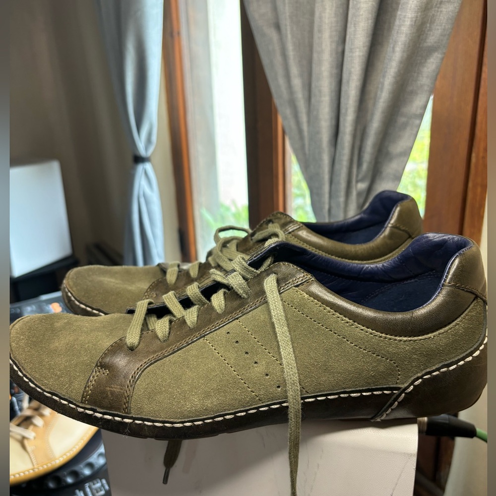 Cole Haan Suede Green Men’s Shoes EUC